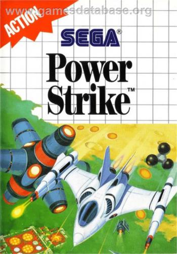 Cover Power Strike for Master System II